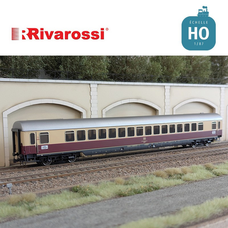 Coffret 3 voitures "TEE Bavaria" (1 x Apmz, 1 x Avmz et 1 xARDm) DB Ep IV HO Rivarossi HR4373 - Maketis