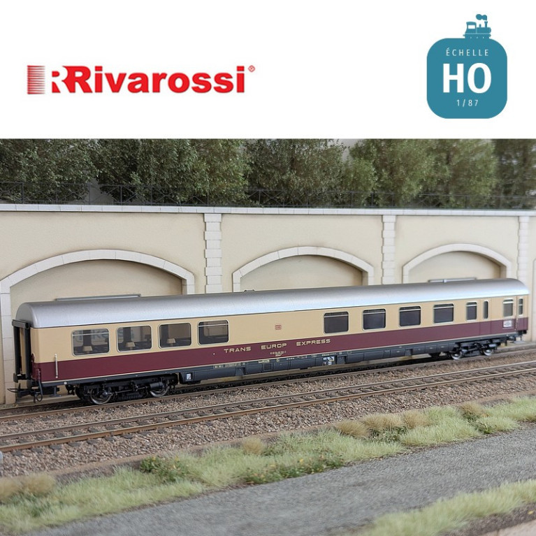 Coffret 3 voitures "TEE Bavaria" (1 x Apmz, 1 x Avmz et 1 xARDm) DB Ep IV HO Rivarossi HR4373 - Maketis