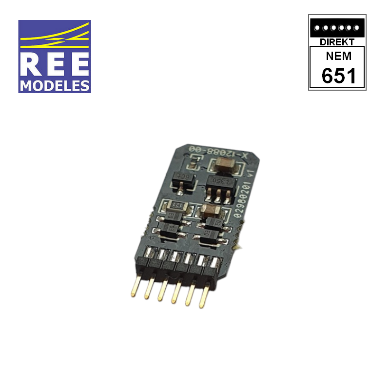 Décodeur de fonction 6 broches REE XB-414 - Maketis