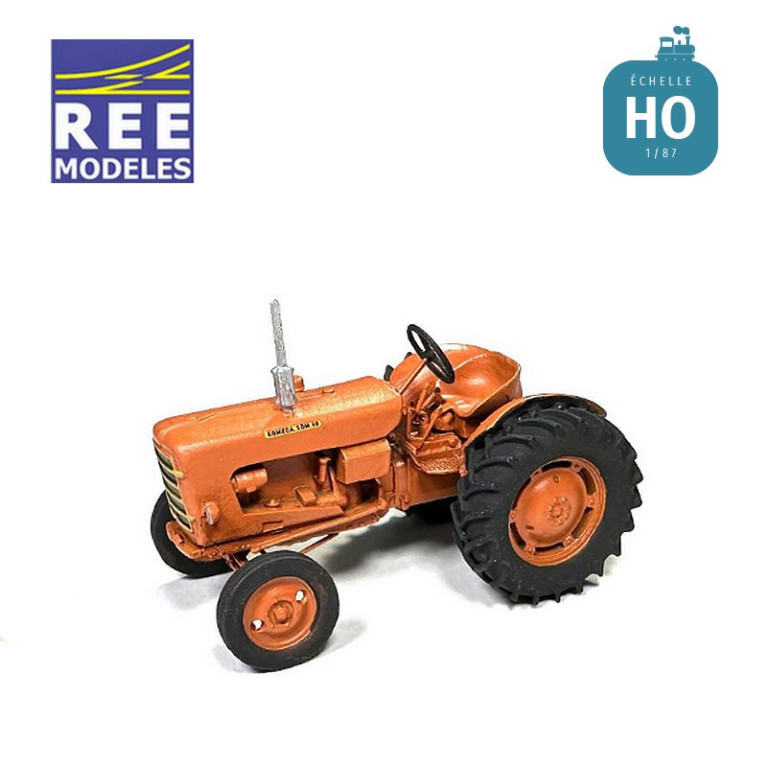 SOMECA SOM40 Traktor Orange Rad 28' HO REE BA005 - Maketis SOMECA SOM40 Traktor Orange Rad 28' HO REE BA005 - Maketis