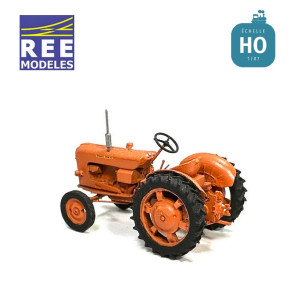 SOMECA SOM40 Orange Tractor with 36" Wheels HO REE BA007 - Maketis