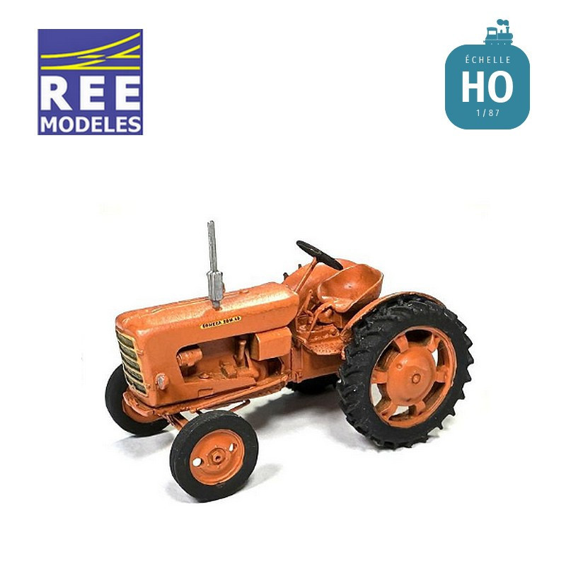 Tracteur SOMECA SOM40 Orange Roue 36' HO REE BA007 - Maketis