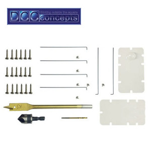Cobalt-Weichenmotor-Montageschablone DCCconcepts DCW-TMP2 - Maketis