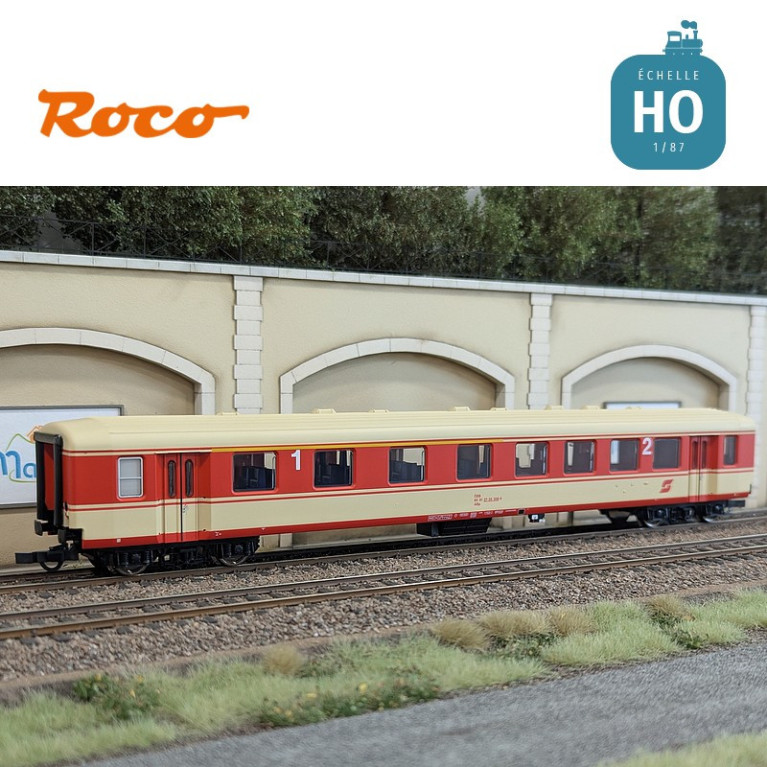 Set de 2 voitures voyageurs "Arlberg-Express" ÖBB Ep IV HO Roco 6200079 - Maketis