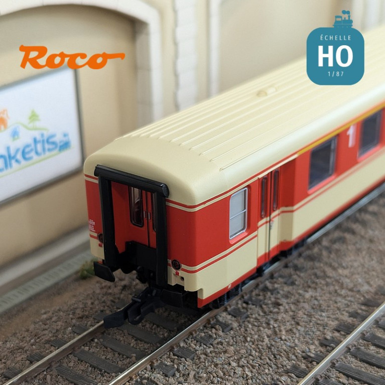 Set de 2 voitures voyageurs "Arlberg-Express" ÖBB Ep IV HO Roco 6200079 - Maketis