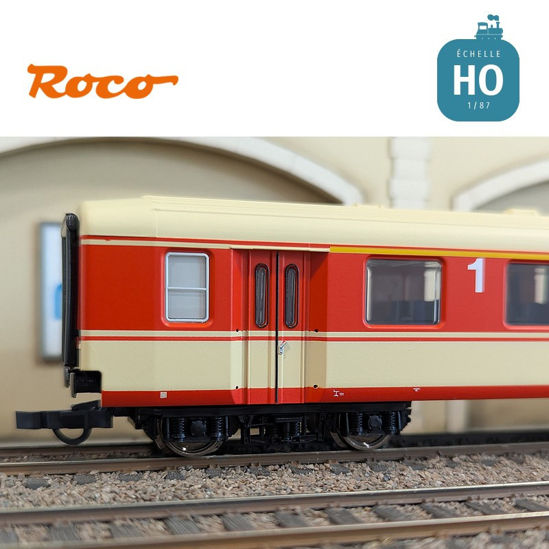 Set de 2 voitures voyageurs "Arlberg-Express" ÖBB Ep IV HO Roco 6200079 - Maketis