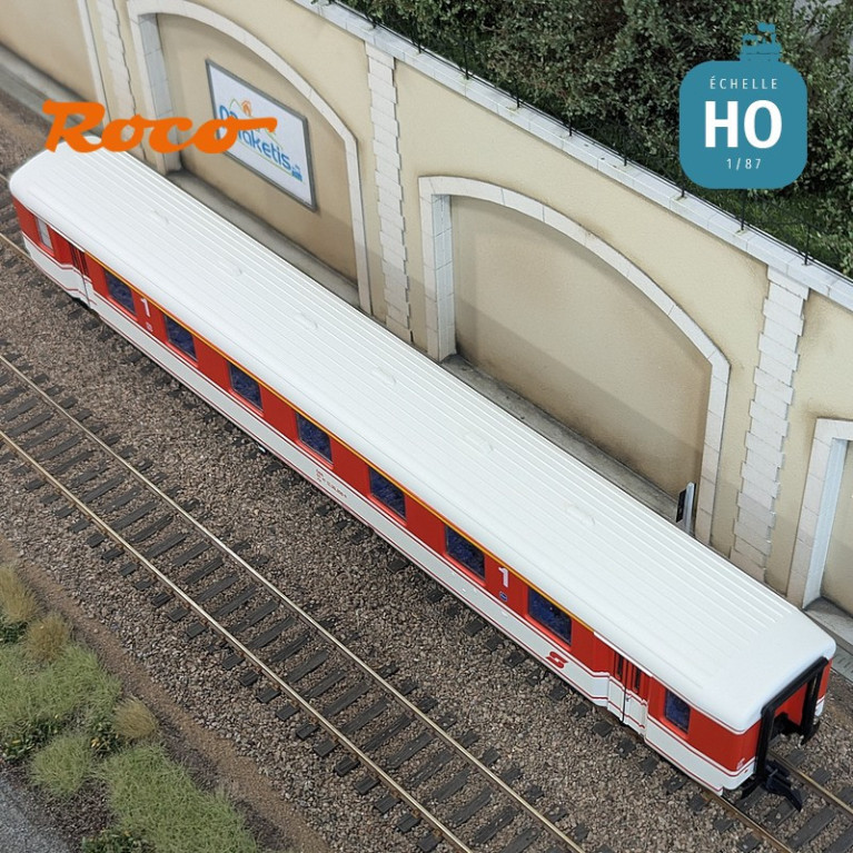 Set de 2 voitures voyageurs "Arlberg-Express" ÖBB Ep IV HO Roco 6200078 - Maketis