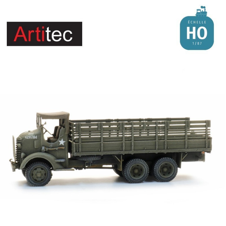 Camion militaire US GMC AFKWX US Army WWII HO Artitec 6870734 - Maketis Camion militaire US GMC AFKWX US Army WWII HO Artitec 6870734 - Maketis