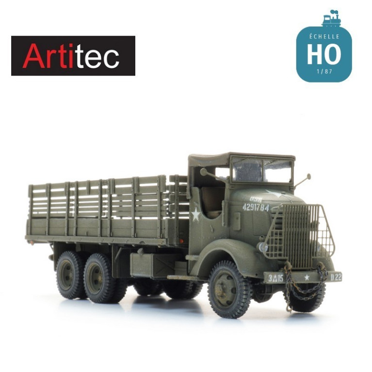 Camion militaire US GMC AFKWX US Army WWII HO Artitec 6870734 - Maketis Camion militaire US GMC AFKWX US Army WWII HO Artitec 6870734 - Maketis