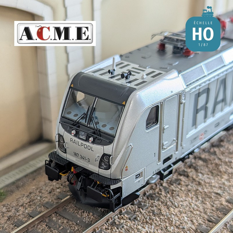 Locomotive électrique TRAXX 187 341 Railpool EP VI Analogique HO ACME 60467 - Maketis