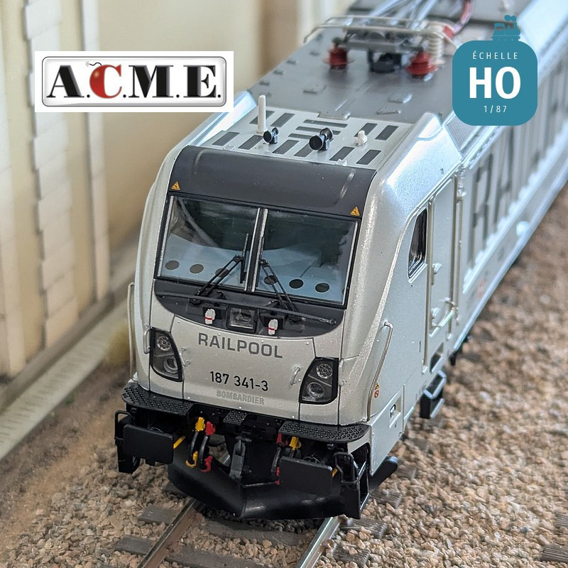 Locomotive électrique TRAXX 187 341 Railpool EP VI Analogique HO ACME 60467 - Maketis