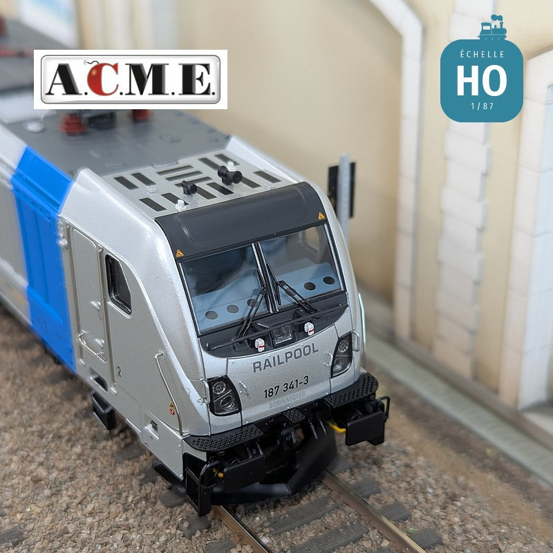 Locomotive électrique TRAXX 187 341 Railpool EP VI Analogique HO ACME 60467 - Maketis