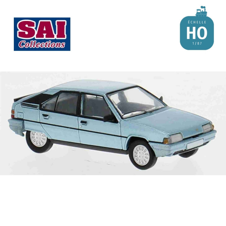 Citroën BX 16 phase 1 bleu argenté métallisé verni 1983 HO SAI 6482 - Maketis