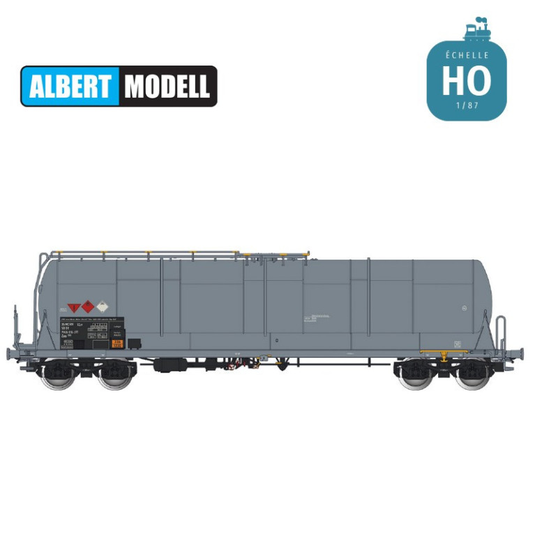 Wagon citerne grande capacité 85m3 Zas gris DR Ep IV HO Albert Modell 796004 - Maketis Wagon citerne grande capacité 85m3 Zas gris DR Ep IV HO Albert Modell 796004 - Maketis