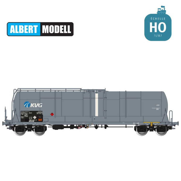 Wagon citerne grande capacité 85m3 Zas gris KVG DB Ep V HO Albert Modell 796007 - Maketis Wagon citerne grande capacité 85m3 Zas gris KVG DB Ep V HO Albert Modell 796007 - Maketis