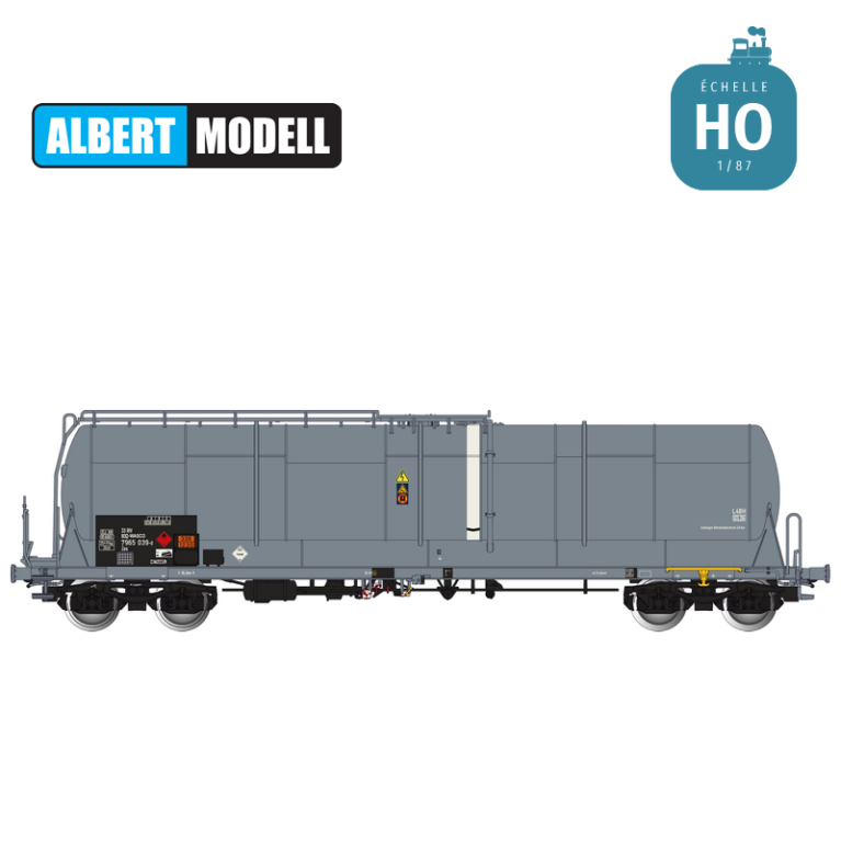 Wagon citerne grande capacité 85m3 Zas gris Wascosa Ep VI HO Albert Modell 796012 - Maketis Wagon citerne grande capacité 85m3 Zas gris Wascosa Ep VI HO Albert Modell 796012 - Maketis
