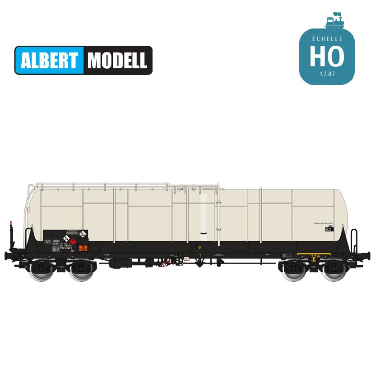 Wagon citerne grande capacité 85m3 Zas blanc Wascosa Ep VI HO Albert Modell 796013 - Maketis Wagon citerne grande capacité 85m3 Zas blanc Wascosa Ep VI HO Albert Modell 796013 - Maketis