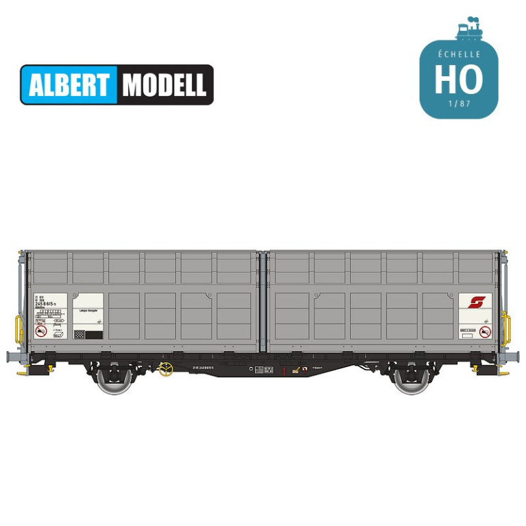 Wagon à parois coulissantes Hbbillns ÖBB Ep V HO Albert Modell 245061 - Maketis Wagon à parois coulissantes Hbbillns ÖBB Ep V HO Albert Modell 245061 - Maketis