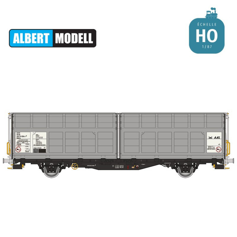 Wagon à parois coulissantes Hbbillns AAE Ep V HO Albert Modell 245063 - Maketis Wagon à parois coulissantes Hbbillns AAE Ep V HO Albert Modell 245063 - Maketis