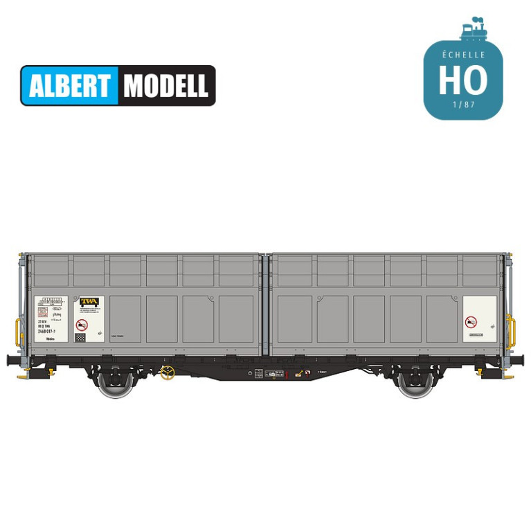 Wagon à parois coulissantes Hbbins Transwaggon Ep VI HO Albert Modell 246006 - Maketis Wagon à parois coulissantes Hbbins Transwaggon Ep VI HO Albert Modell 246006 - Maketis
