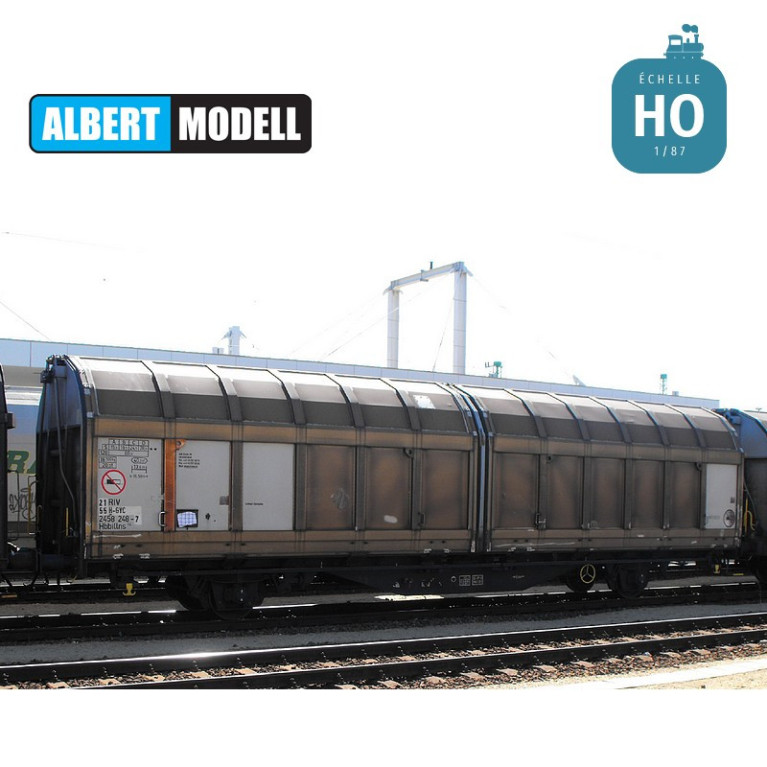 Wagon à parois coulissantes Hbbillns AAE Ep V HO Albert Modell 245063 - Maketis Wagon à parois coulissantes Hbbillns AAE Ep V HO Albert Modell 245063 - Maketis