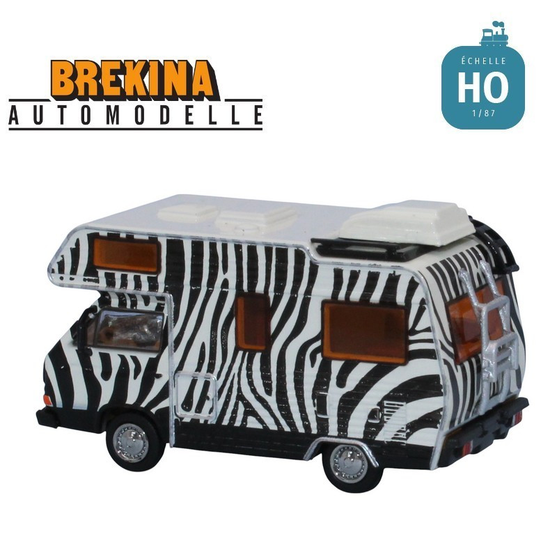 Camping car Gipsy Volkswagen T3 "safari" 1983 HO Brekina 33978 - Maketis