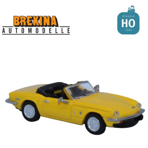 Triumph Spitfire MK IV jaune safran 1974 HO Brekina 15177 - Maketis