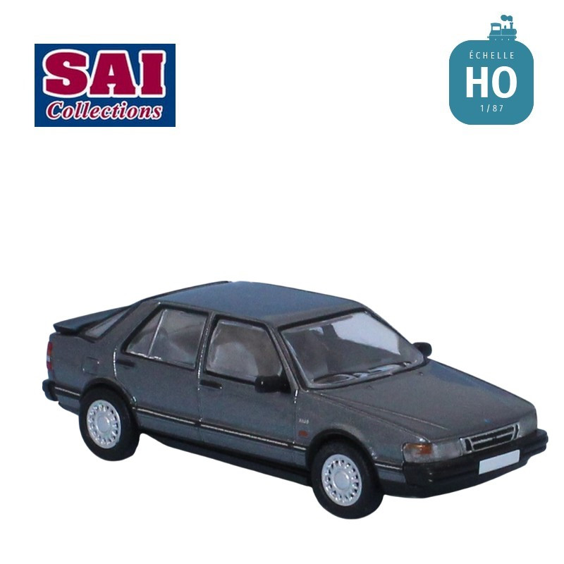 Saab 9000 CC gris foncé métallisé 1985 HO SAI 870189 - Maketis