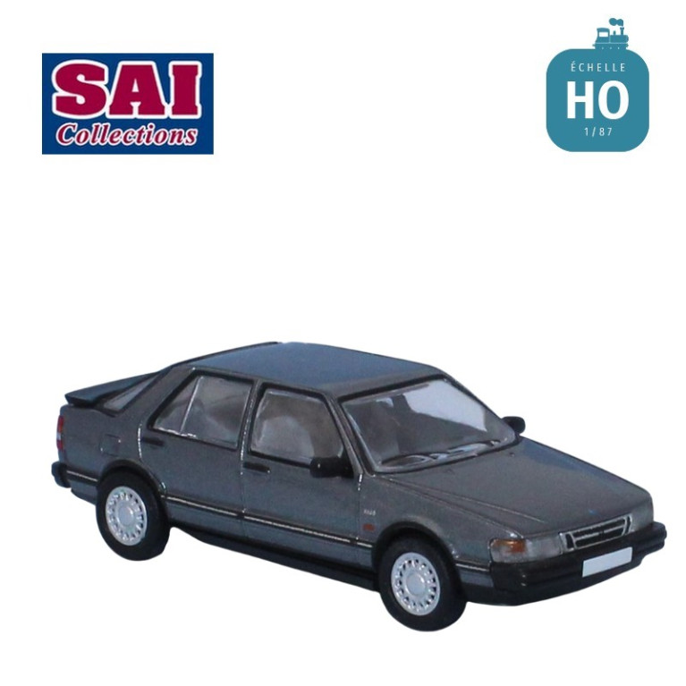 Saab 9000 CC gris foncé métallisé 1985 HO SAI 870189 - Maketis