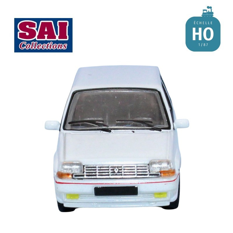 Renault 5 GT Turbo phase 1 blanc panda 1985 HO SAI 7230 - Maketis