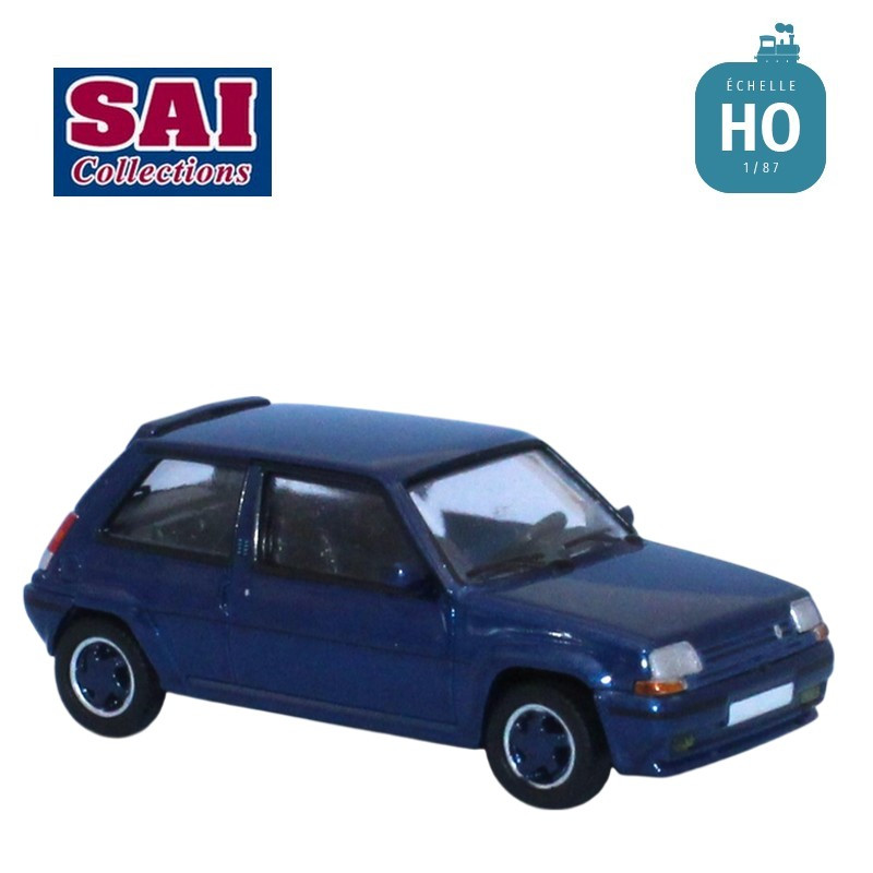 Renault 5 GT Turbo phase 2 bleu sport limitée Alain Oreille 1989 HO SAI 7236 - Maketis