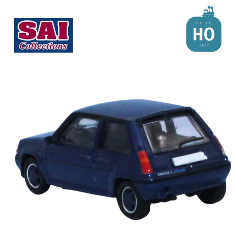 Renault 5 GT Turbo phase 2 bleu sport limitée Alain Oreille 1989 HO SAI 7236 - Maketis