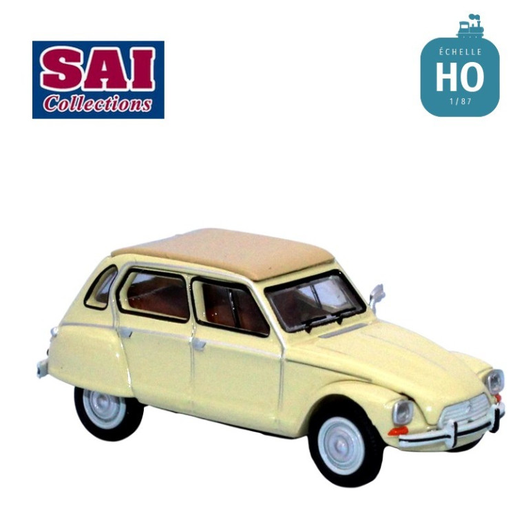 Citroën Dyane 6 capote fermée beige Nevada 1973 HO SAI 7614 - Maketis