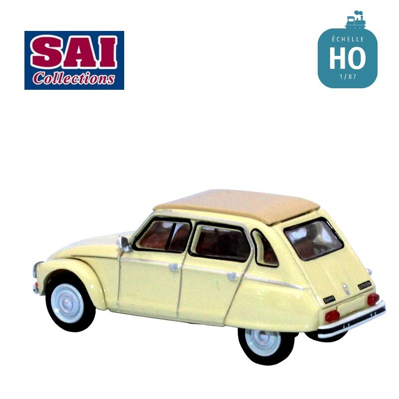 Citroën Dyane 6 capote fermée beige Nevada 1973 HO SAI 7614 - Maketis
