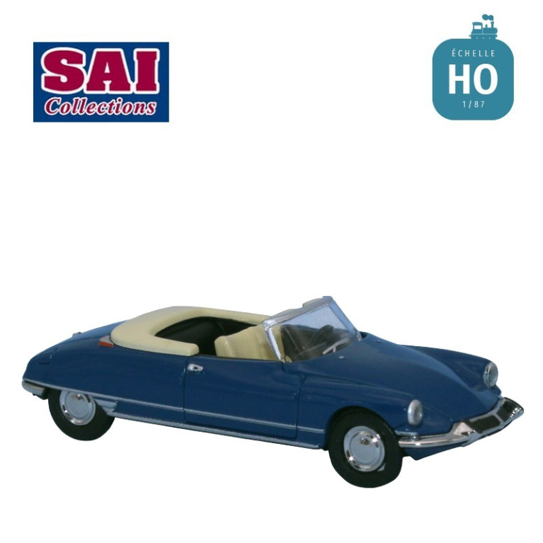 Citroën DS cabriolet capote ouverte bleu HO SAI 7809.1 - Maketis Citroën DS cabriolet capote ouverte bleu HO SAI 7809.1 - Maketis