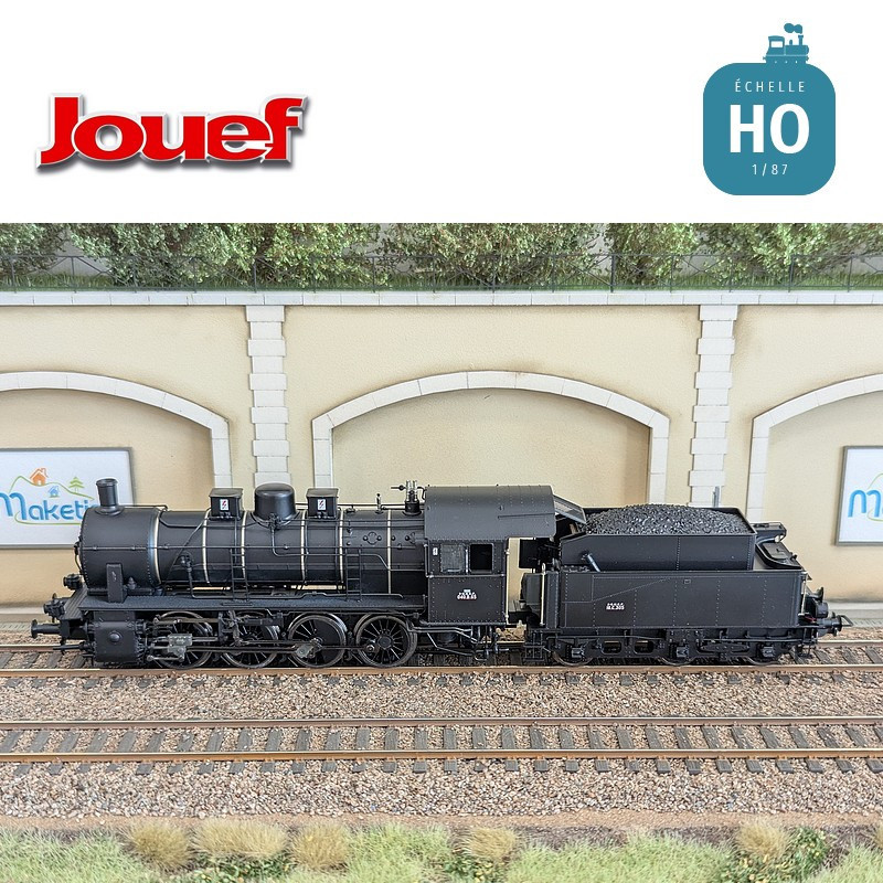 Locomotive à vapeur 040D 65 dépôt Calais SNCF Ep III Digital sonore HO Jouef HJ2417S - Maketis