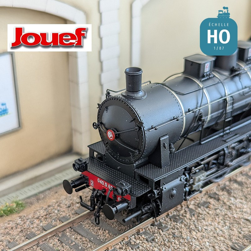 Locomotive à vapeur 040D 65 dépôt Calais SNCF Ep III Digital sonore HO Jouef HJ2417S - Maketis