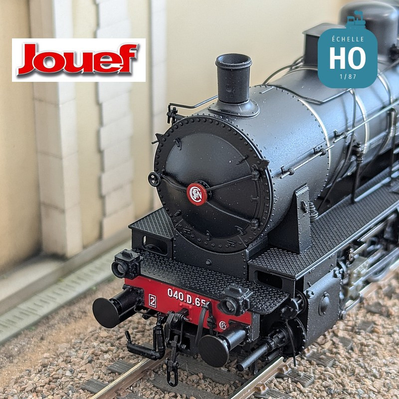 Locomotive à vapeur 040D 65 dépôt Calais SNCF Ep III Digital sonore HO Jouef HJ2417S - Maketis