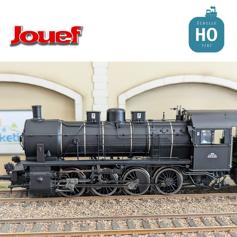 Locomotive à vapeur 040D 65 dépôt Calais SNCF Ep III Digital sonore HO Jouef HJ2417S - Maketis