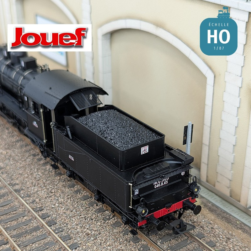 Locomotive à vapeur 040D 65 dépôt Calais SNCF Ep III Digital sonore HO Jouef HJ2417S - Maketis