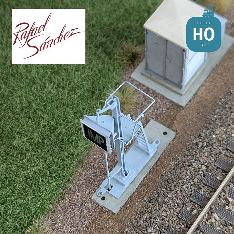 Signal TIV SNCF unifié panneau IMP Epoque V HO Rafael Sanchez FR0544 - Maketis