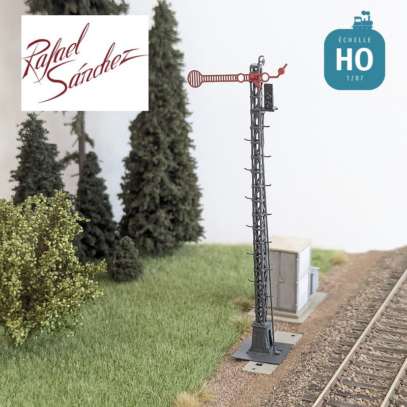 Simple Lartigue semaphore 8 mt North Period IV-V HO Rafael Sanchez FR2421 - Maketis