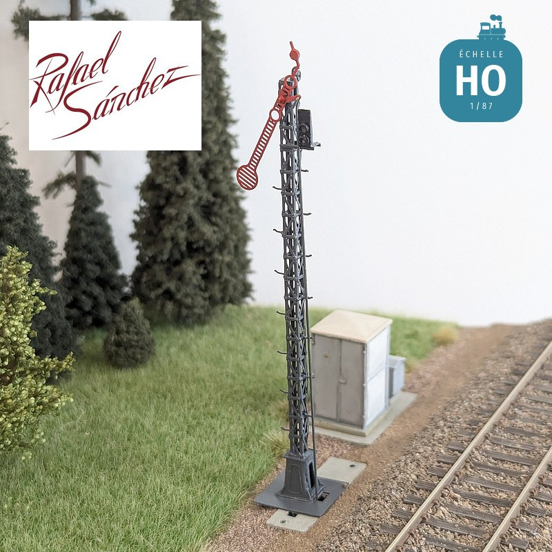 Simple Lartigue semaphore 8 mt North Period IV-V HO Rafael Sanchez FR2421 - Maketis