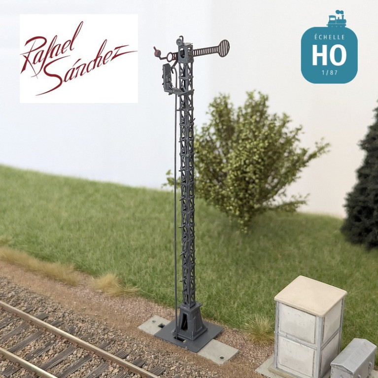 Simple Lartigue semaphore 8 mt North Period IV-V HO Rafael Sanchez FR2421 - Maketis Simple Lartigue semaphore 8 mt North Period IV-V HO Rafael Sanchez FR2421 - Maketis