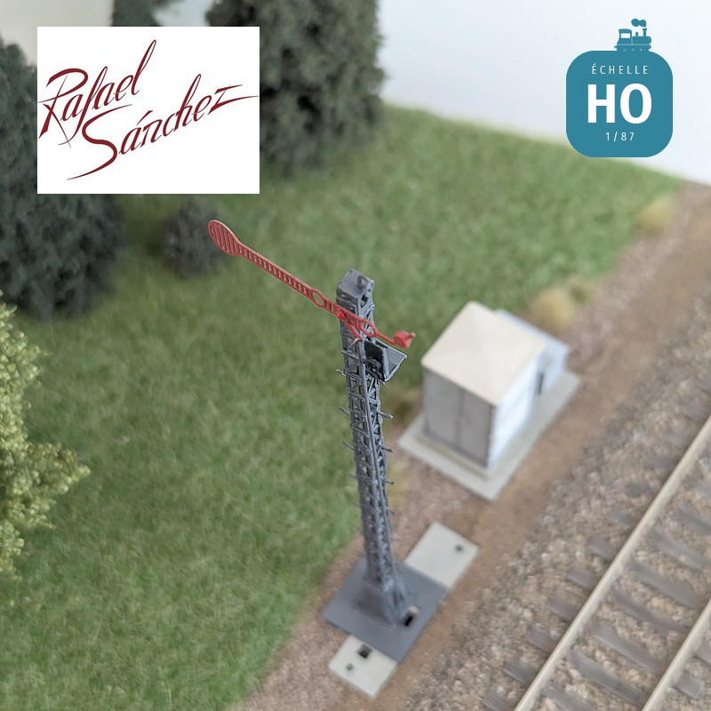 Simple Lartigue semaphore 8 mt North Period IV-V HO Rafael Sanchez FR2421 - Maketis