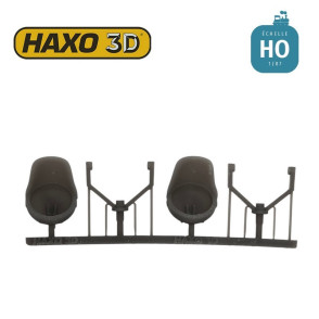 Projecteur pour pylône d'éclairage 2 pcs HO Haxo 3D 345078 - Maketis