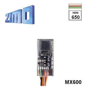 Décodeur Zimo MX600 DCC 4 fonctions fils nus- Maketis