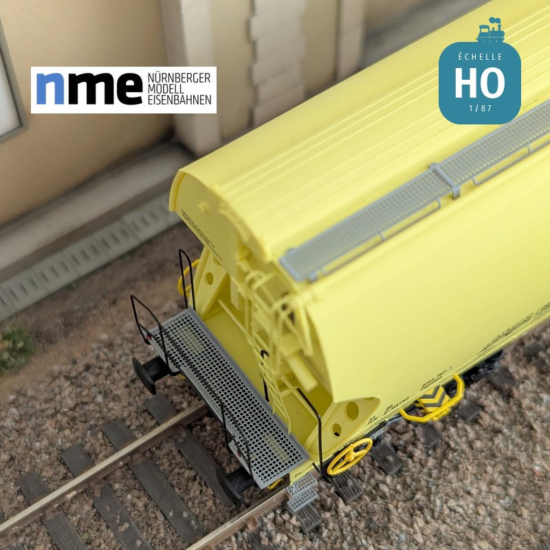 Wagon céréalier Tagnpps 95m3 GATX vert fluo Ep VI HO NME 525600 - Maketis
