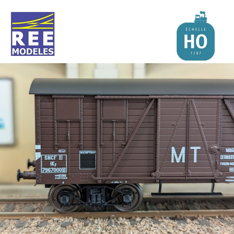 Wagon couvert TP 4 portes "MT" SNCF Ep IIIA HO REE WB-911 - Maketis