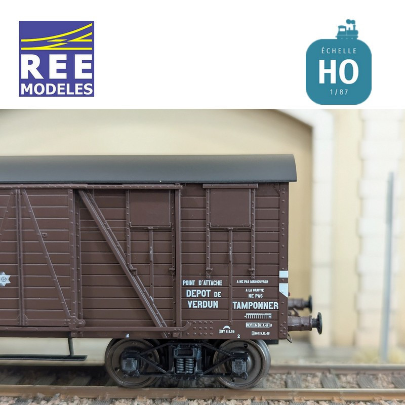 Wagon couvert TP 4 portes "MT" SNCF Ep IIIA HO REE WB-911 - Maketis